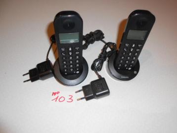 Philips draadloze telefoon Model: D12x en D125 DUO beschikbaar voor biedingen