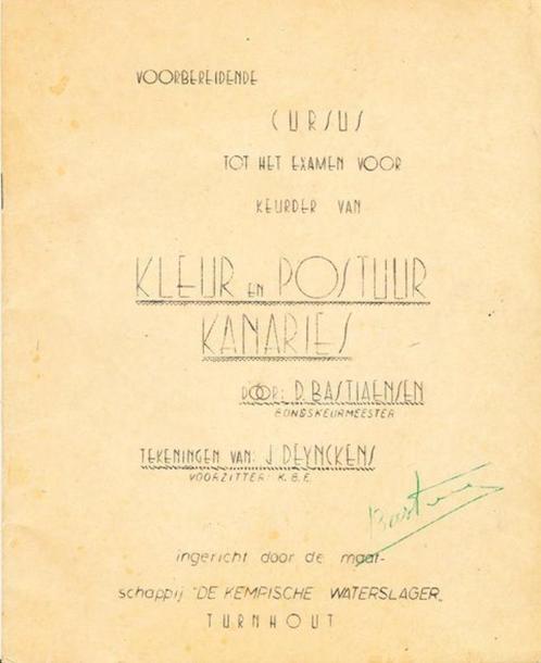 (g43) Keurder van Kleur- en Postuurkanaries, Boeken, Geschiedenis | Nationaal, Gelezen, Verzenden