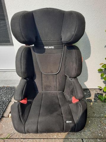 Zwarte Autostoel Recaro Milano 15kg - 36kg (groep 2-3) beschikbaar voor biedingen