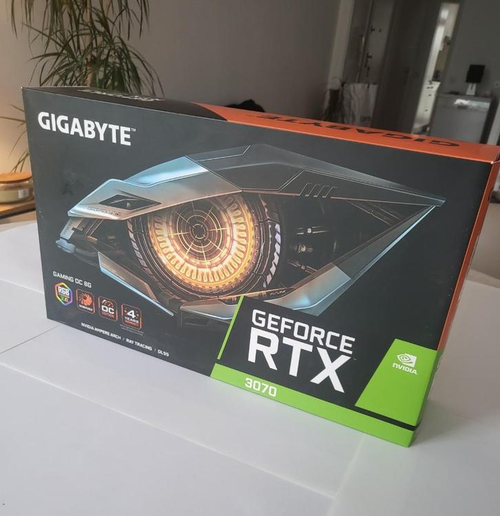 GeForce RTX 3070 Gigabyte NVIDIA 8 GB grafische kaart, Computers en Software, Videokaarten, Zo goed als nieuw, Nvidia, PCI-Express 4.0
