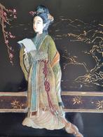 Vintage set van drie theetafels in Aziatische stijl., Antiek en Kunst, Ophalen