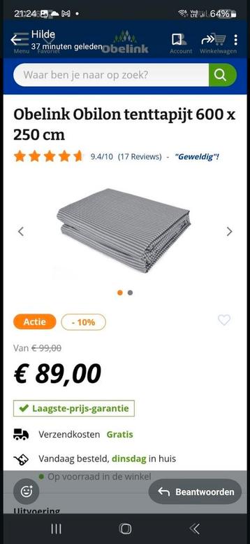 Voortent Bürnster Holiday 360N beschikbaar voor biedingen