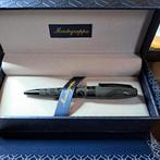 Montegrappa 1912 black skull balpen, Ophalen of Verzenden, Zo goed als nieuw, Balpen