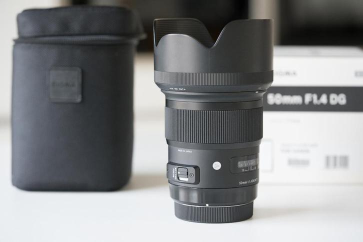 Sigma 50mm art f1.4 DG EF (canon) vatting, TV, Hi-fi & Vidéo, Photo | Lentilles & Objectifs, Comme neuf, Lentille standard, Enlèvement