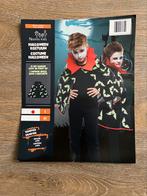 Vampier cape glow in the dark - kostuum Halloween, Gebruikt, Ophalen of Verzenden, 122 t/m 128