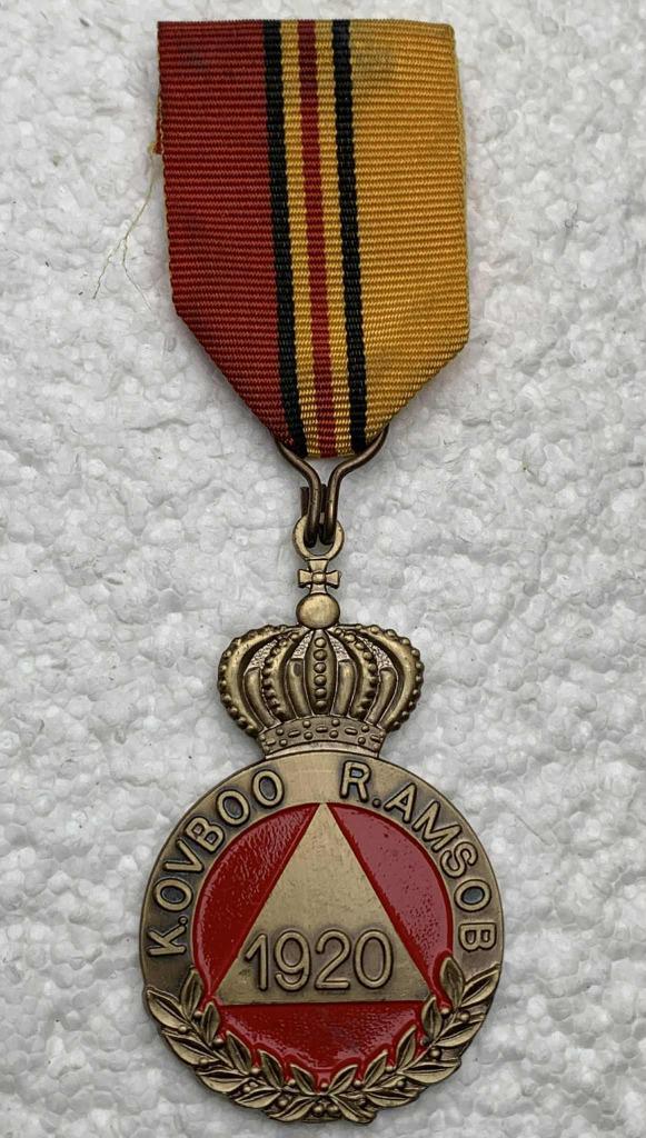 Medaille, Kon. Org. Beroeps Onderofficieren, KOVBOO-RAMSOB, Verzamelen, Militaria | Algemeen, Landmacht, Lintje, Medaille of Wings