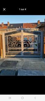 Portail artisanal jamais installé, Tuin en Terras, Tuinhekken en Hekwerk, Ophalen, Zo goed als nieuw