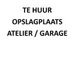 TE HUUR: Opslagplaats/atelier/garage, Gent, Gent