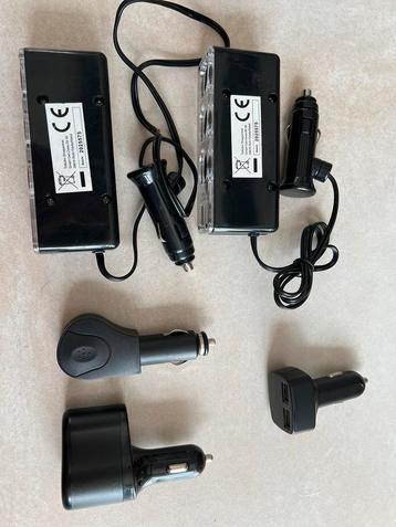 Verschillende USB autoladers