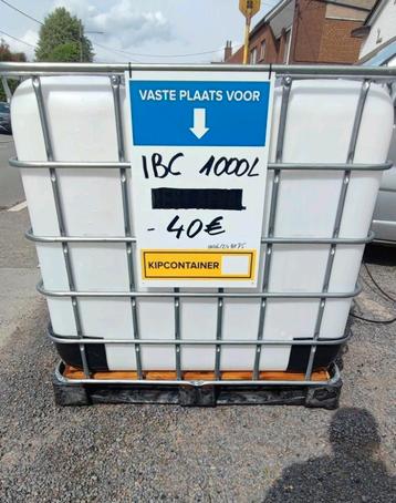 Ibc 1000L gebruik 1x beschikbaar voor biedingen