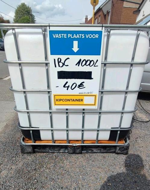 Ibc 1000L gebruik 1x, Tuin en Terras, Regentonnen, Zo goed als nieuw, Ophalen