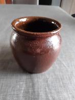 Oude aardewerk pot – binnenin geglazuurd, Utilisé, Moins de 50 cm, Autres couleurs, Enlèvement ou Envoi