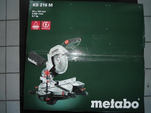 afkortzaag metabo KS 216 M. Splinternieuw, Doe-het-zelf en Bouw, Gereedschap | Zaagmachines, Nieuw, Afkortzaag, Ophalen of Verzenden