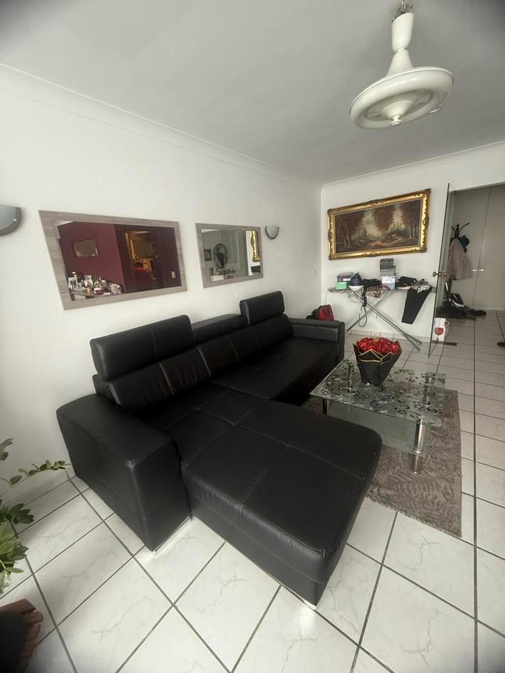 Beau siège/canapé-lit noir, Maison & Meubles, Canapés | Coins salons complets, Utilisé, Enlèvement