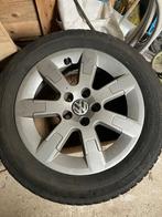 Winterbanden vw polo 6r, Ophalen, Gebruikt, 15 inch, Banden en Velgen
