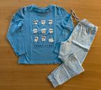 Pyjama bleu ciel / gris clair  LA REDOUTE - 10 ans  - 7€, Nacht- of Onderkleding, La redoute, Ophalen of Verzenden, Zo goed als nieuw