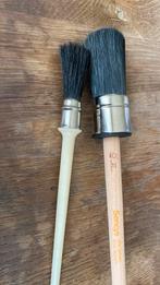 Verfborstels 2 stuks, Doe-het-zelf en Bouw, Schildersmaterialen, Ophalen of Verzenden, Zo goed als nieuw