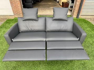 FSM Sesam bank design bankstel grijs leer 2,5 zetel De Sede beschikbaar voor biedingen