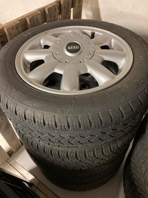 Set MINI “worst”velgen, Auto-onderdelen, Banden en Velgen, Band(en), All Season, 15 inch, 175 mm, Personenwagen, Gebruikt, Ophalen