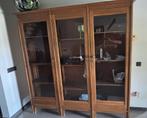 Vitrine kast eikenkleur, Huis en Inrichting, Kasten | Vitrinekasten, Ophalen, 150 tot 200 cm, Zo goed als nieuw, 150 tot 200 cm