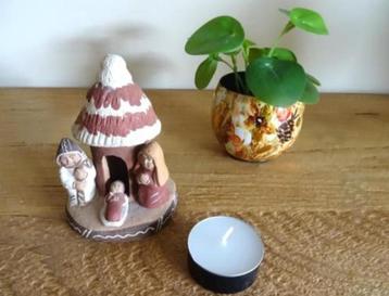 Peru Folk Art: prachtige kleine kerststal, handmade beschikbaar voor biedingen