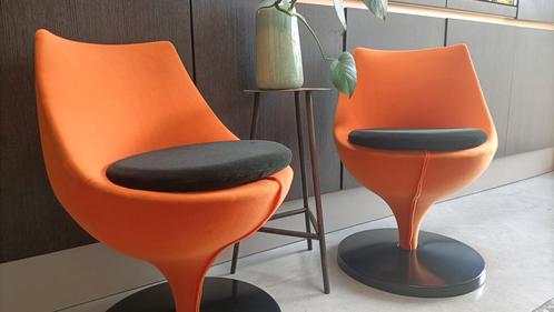 Set 2 vintage Polaris draaistoelen, Huis en Inrichting, Fauteuils, Gebruikt, Ophalen