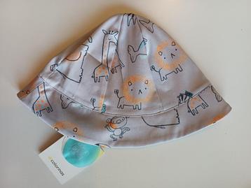 NIEUW grijs zomerhoedje dieren maat 43-49 cm Colorinas beschikbaar voor biedingen