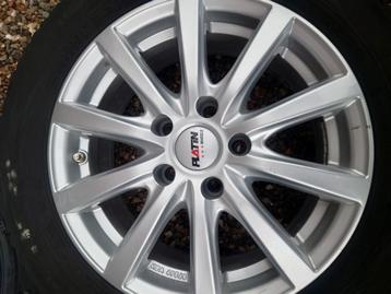 Platin P69 Velg 6.5x16 5x114.3 ET38 72.6 Zilver  beschikbaar voor biedingen
