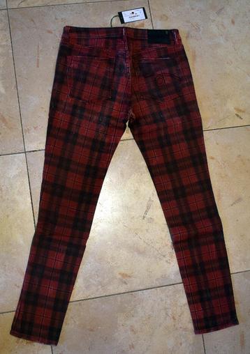 R 13 spijkerbroek rode ruit/red plaid-nieuw beschikbaar voor biedingen