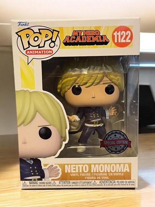 My Hero Academia 1122 Neito Monoma POP-animatiefiguur, Verzamelen, Beelden en Beeldjes, Nieuw, Mens, Ophalen of Verzenden