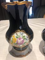 Weimar,kobalt,2 vases