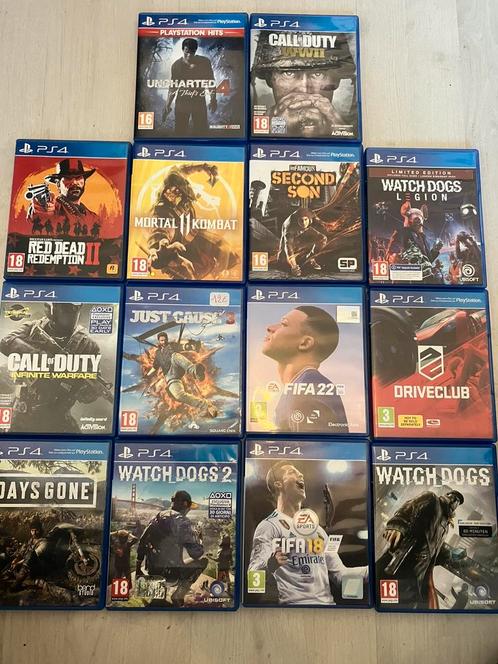 14 Jeux PS4 en parfaite état, Consoles de jeu & Jeux vidéo, Jeux | Sony PlayStation 4, Neuf, À partir de 3 ans, Online