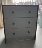 Commode 3 tiroirs, 3 ou 4 tiroirs, 25 à 50 cm, Bois, Moins de 100 cm