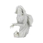 Volkstedt : Figurine en Porcelaine Blanche Allégorie Hiver, Antiquités & Art, Enlèvement ou Envoi