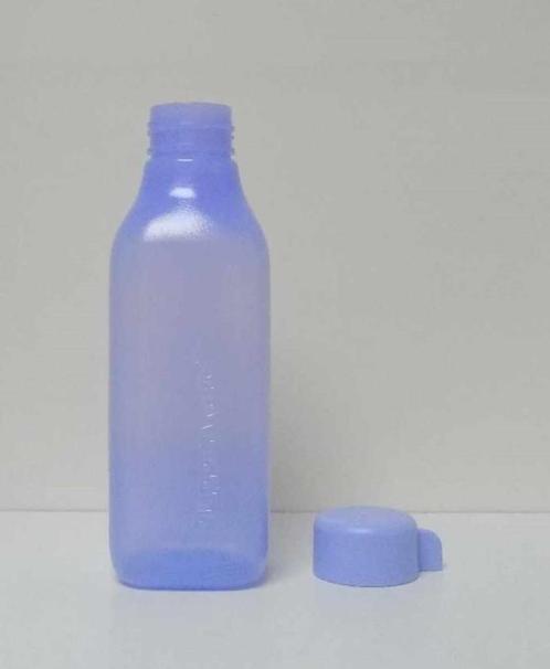 Tupperware Eco Fles - Vierkante - 500 ml - Lila, Huis en Inrichting, Keuken | Tupperware, Nieuw, Bus of Trommel, Paars, Ophalen of Verzenden