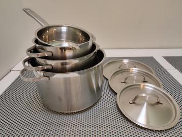 Kookpottenset, 7 stuks. beschikbaar voor biedingen
