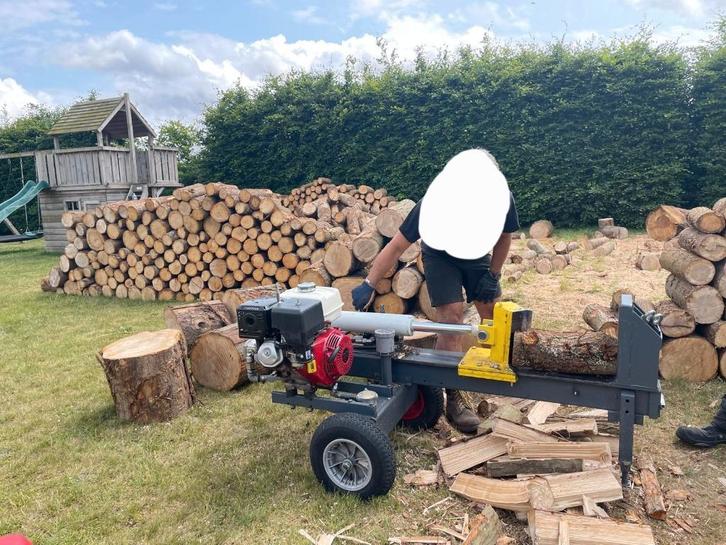 houtkliever huren 22ton met urenteller, Tuin en Terras, Kloofmachines, Benzine, Ophalen