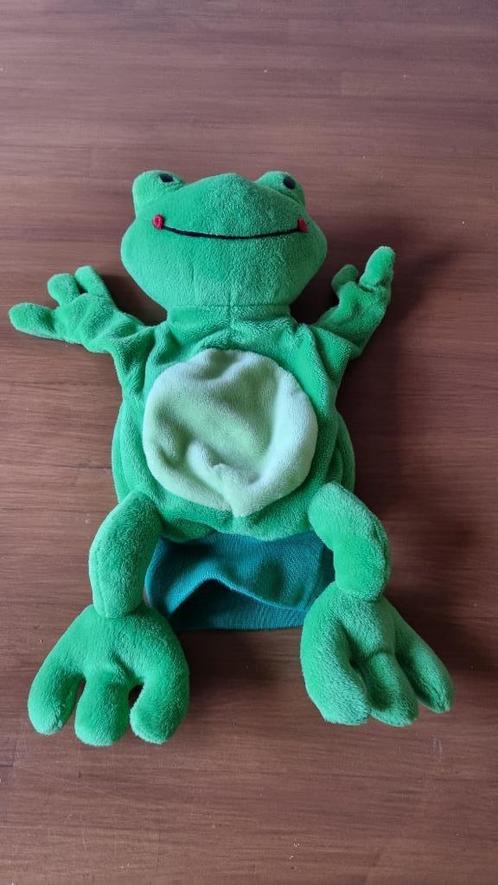 handpop kikker Beleduc, Kinderen en Baby's, Speelgoed | Knuffels en Pluche, Gebruikt, Kikker, Ophalen of Verzenden
