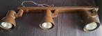 Bruine lampen/spots, Ophalen, Gebruikt, Kunststof, Plafondspot of Wandspot