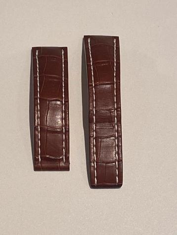 Horlogeband Breitling 22-20 croco beschikbaar voor biedingen