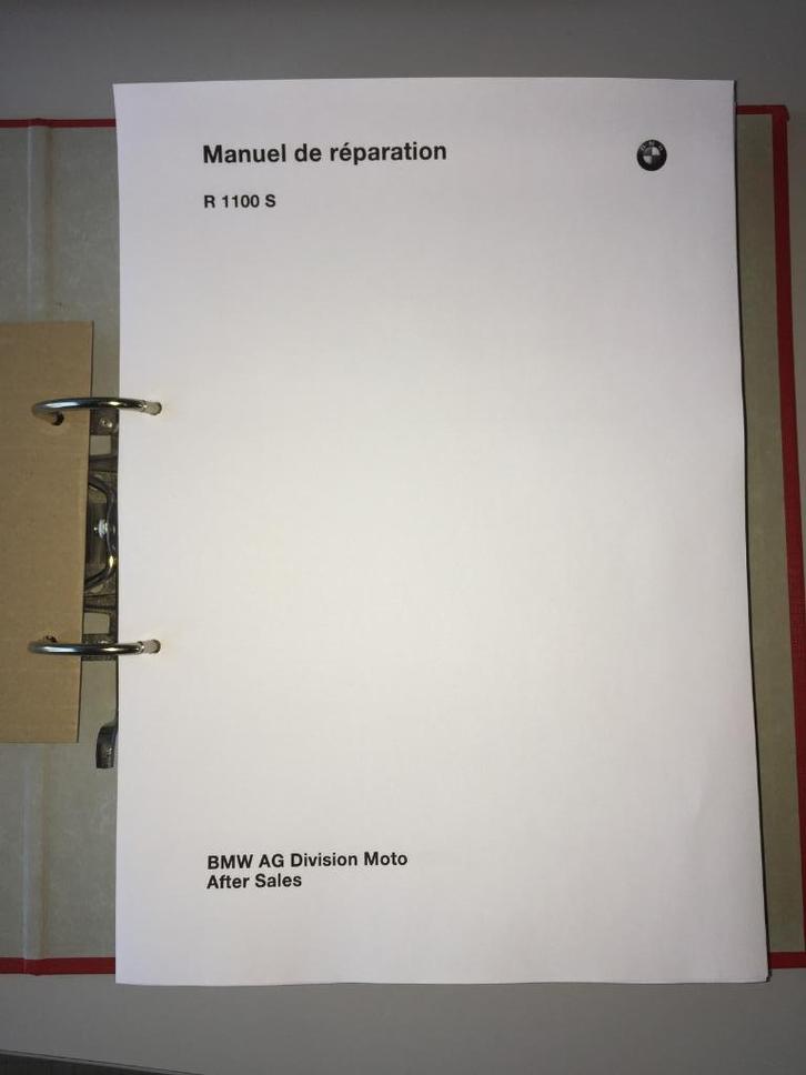 BMW manuel d'atelier pour la R1100S, Motoren, Handleidingen en Instructieboekjes, BMW, Ophalen of Verzenden