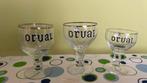 3 Orval glazen, Verzamelen, Glas en Drinkglazen, Ophalen of Verzenden, Nieuw
