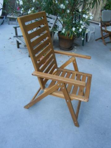 tuinstoel plooistoel plooizetel hout nieuw B=60cm beschikbaar voor biedingen