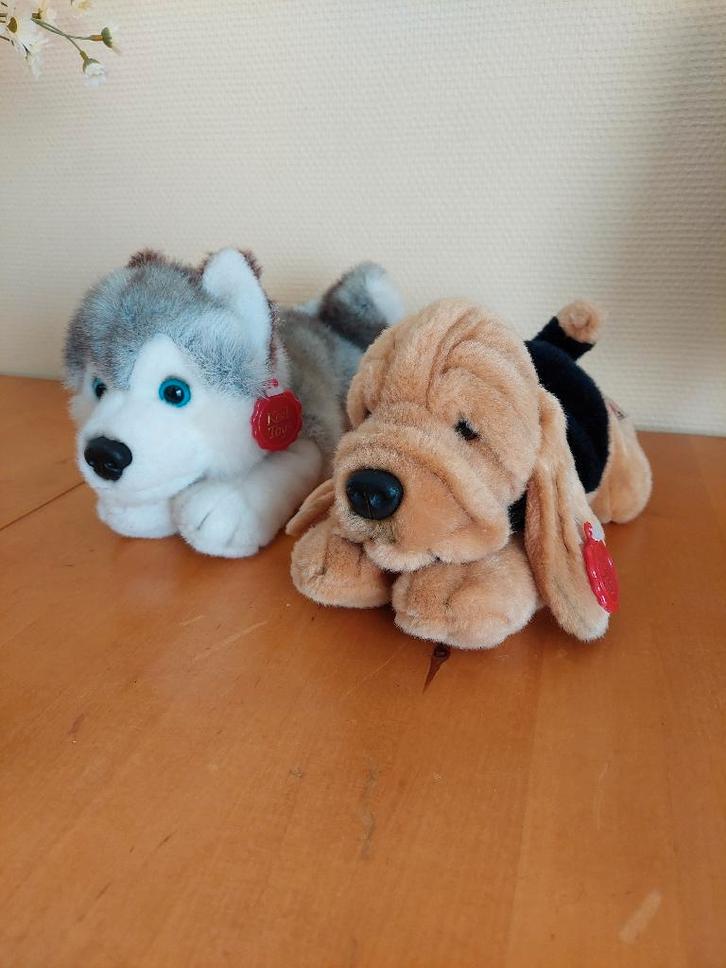 2 Keel Toys pups, Enfants & Bébés, Jouets | Peluches, Comme neuf, Chien, Enlèvement ou Envoi