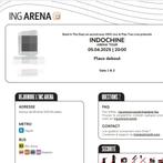 2 places debout concert Indochine Burxelles 5 avril 2025 sam, Tickets & Billets, Concerts | Chanson française, Deux personnes