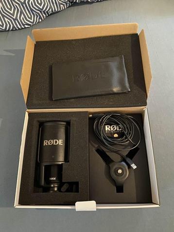 Micro RODE NT-USB, Musique & Instruments, Microphones, Enlèvement ou Envoi, Comme neuf, Micro studio