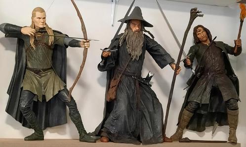 Lord of the Rings Neca figuren 20 inch 1/4 scale compleet, Collections, Cinéma & Télévision, Film, Enlèvement ou Envoi