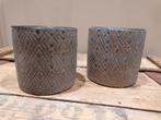 Set van 2 bloempotjes, Ophalen, Zo goed als nieuw