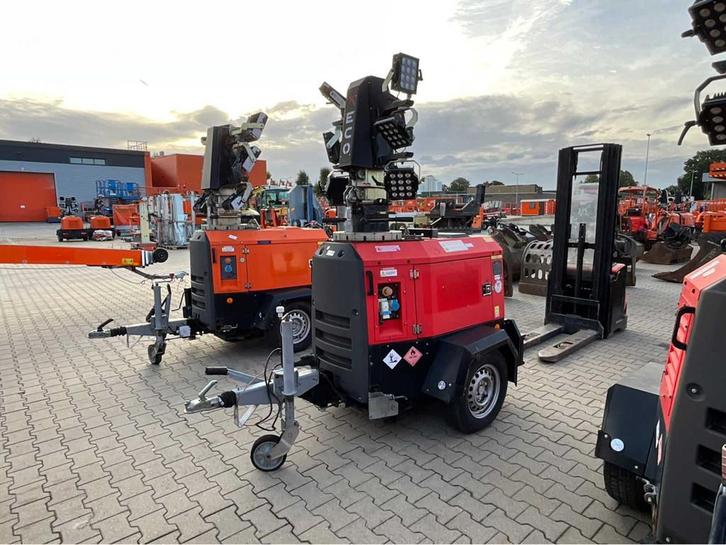 2016 Trime X-ECOK2 LED Lichtmast aggregaat aanhangwagen, Auto diversen, Aanhangers en Bagagewagens, Gebruikt