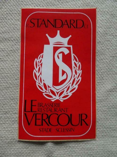 Autocollants publicitaires vintages "Le Vercour - Standard", Collections, Marques & Objets publicitaires, Enlèvement ou Envoi